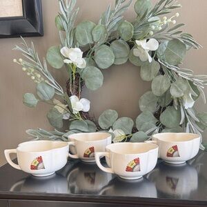 ✨ Vintage American Limoges China Co. Cups – Set of 4